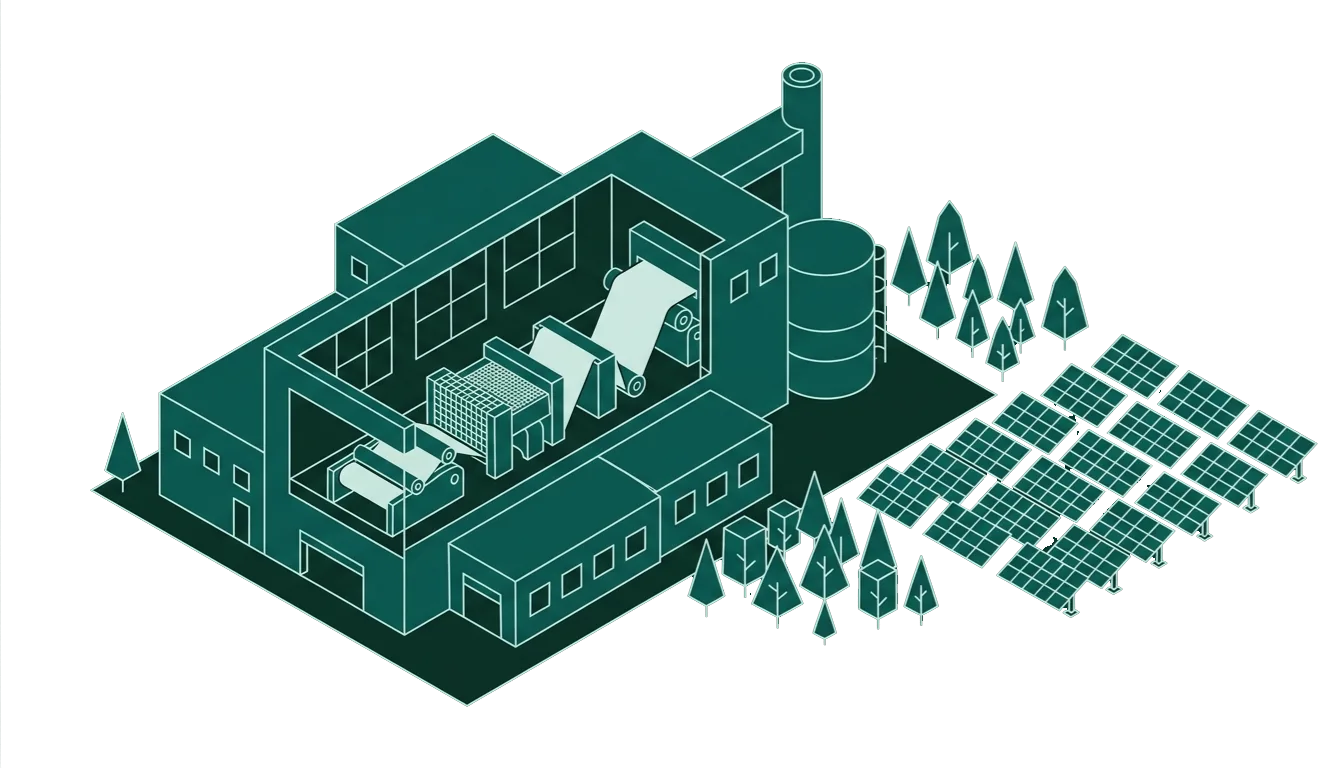 Ecosistema energ&eacute;tico renovable LC PAPER