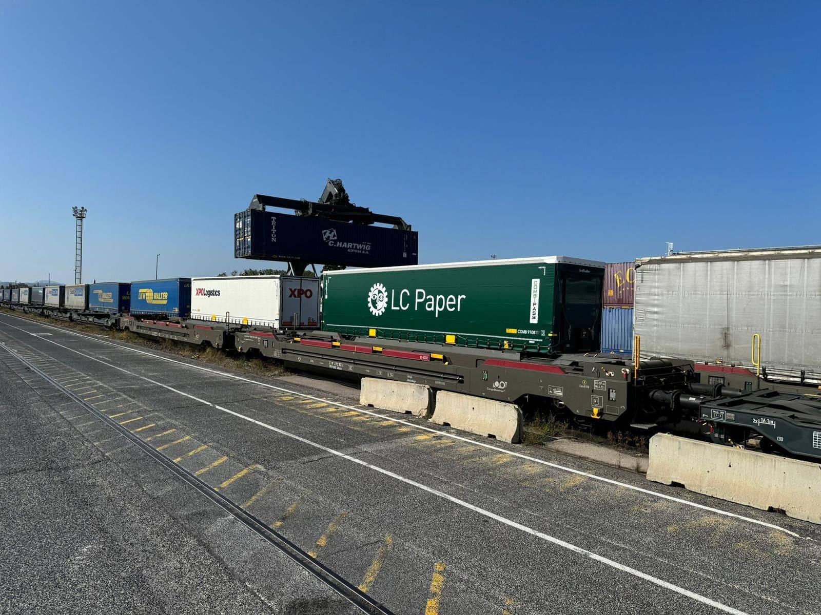 Transporte multimodal con ferrocarril electrificado